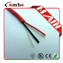 Сделано в Китае высокое качество 1000 футов красный FPL FPLR cctv 2 ядра Bare медный кабель пожаротушения